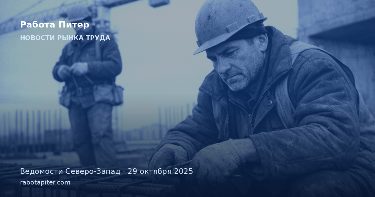 Вакансии в строительстве Северо-Запада выросли на треть за два года