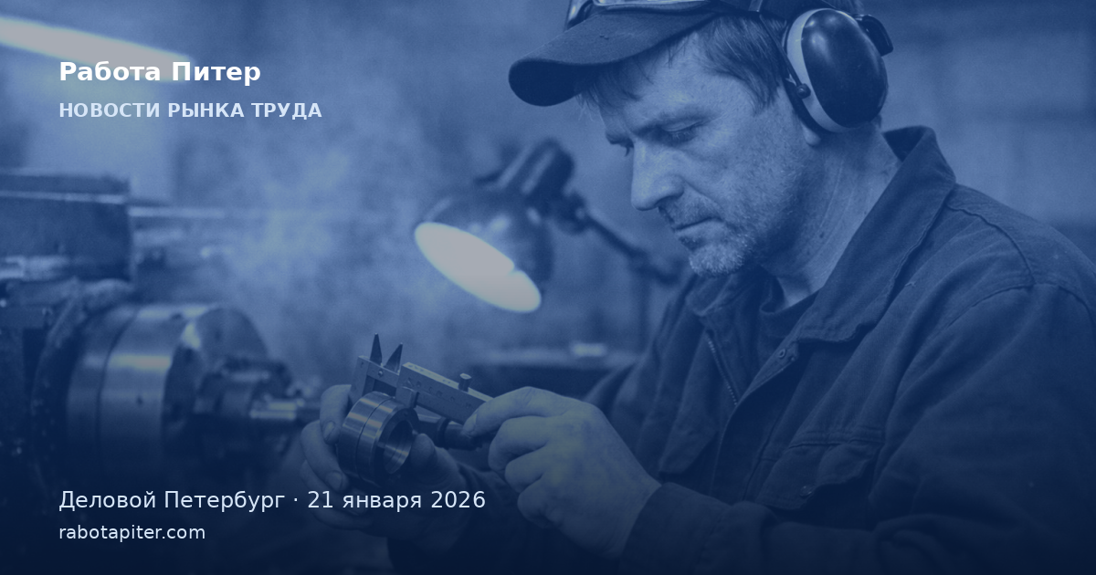 Петербуржцы старше 40 лет идут на заводы ради высокой зарплаты
